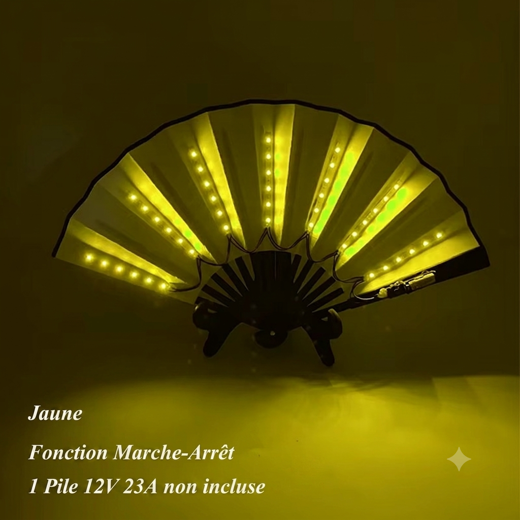 Éventail LED Magique
