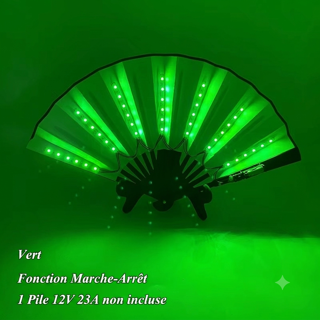 Éventail LED Magique