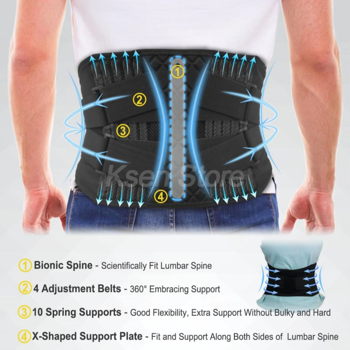 Ceinture lombaire légère